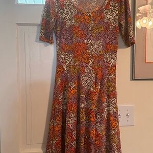 Lularoe colorful Patterned Women's Dress
